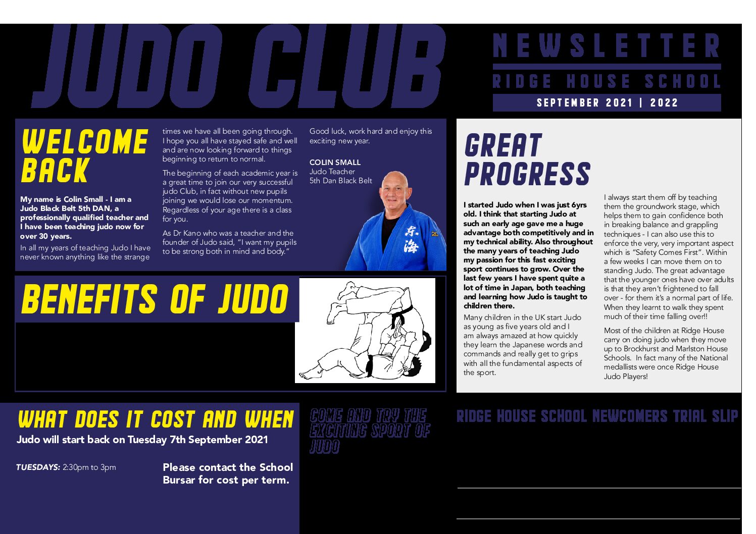 Ridge House Judo Newsletter