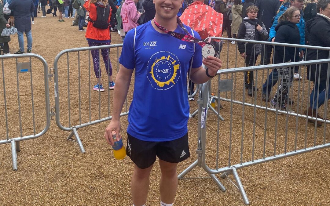 Mr Henry Emmott Completing the London Marathon